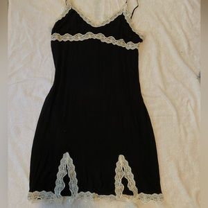 Black lace dress